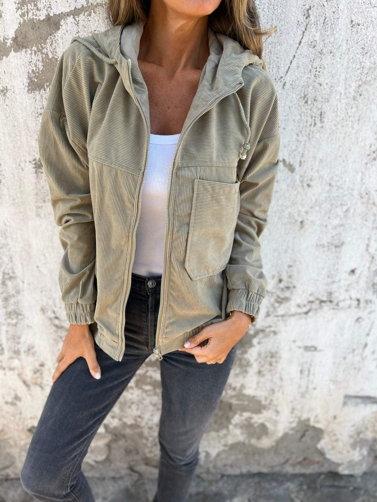 Mabel | Comfortable Hooded Jacket