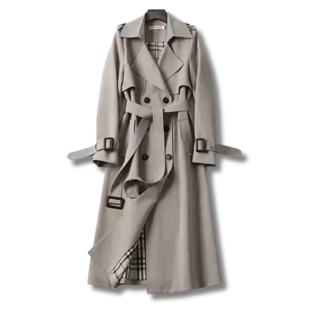 Paige | Elegant Trench Coat with Belt