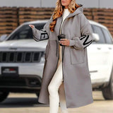 Zoe | Long Hooded Coat for Women