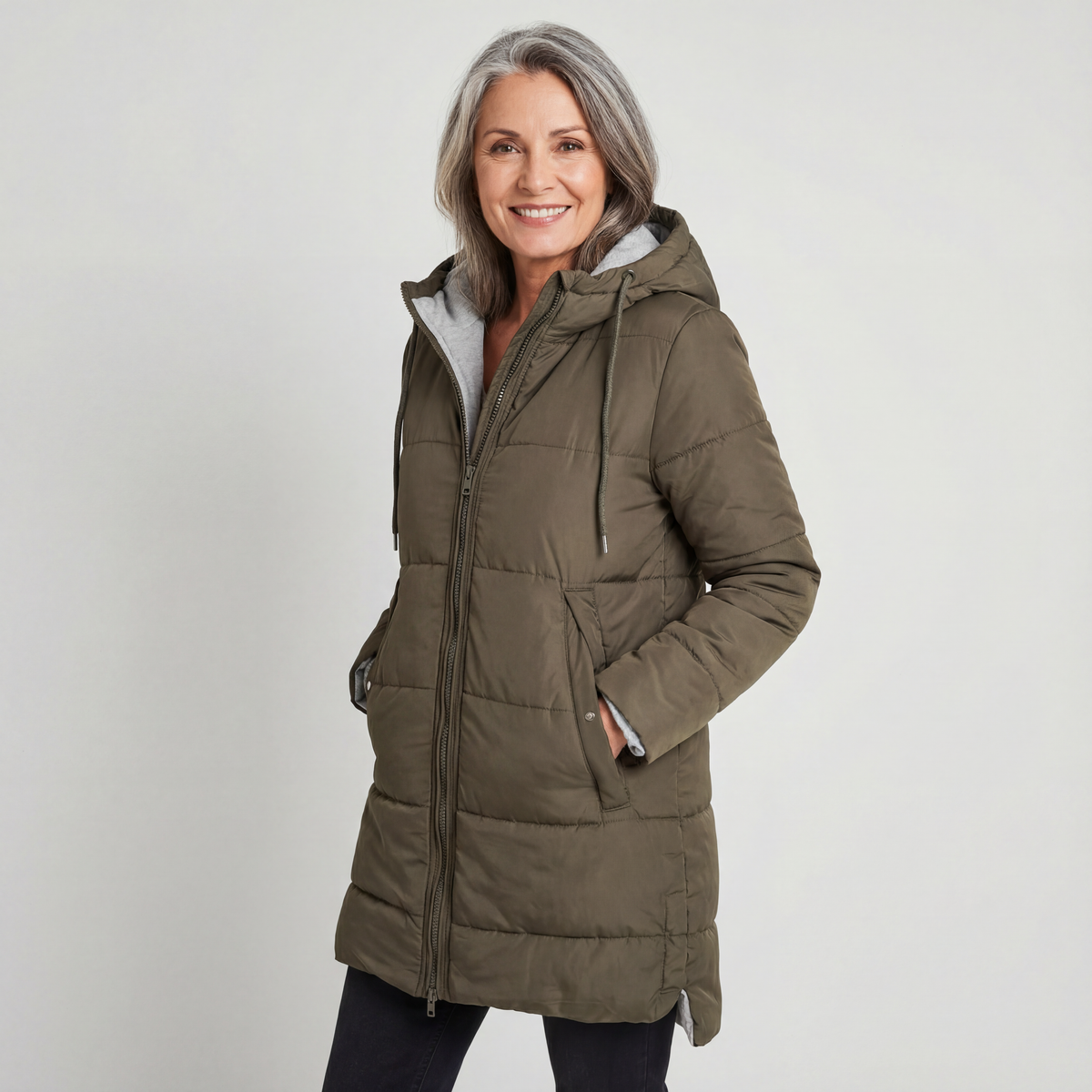 Rosalie | Winter Down Jacket with Hood & Thermal Insulation