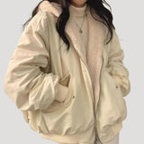 Arabella | Oversized Hooded Bomber Jacket for Women