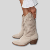 Miriam | Elegant Slouchy Boots with Low Heel