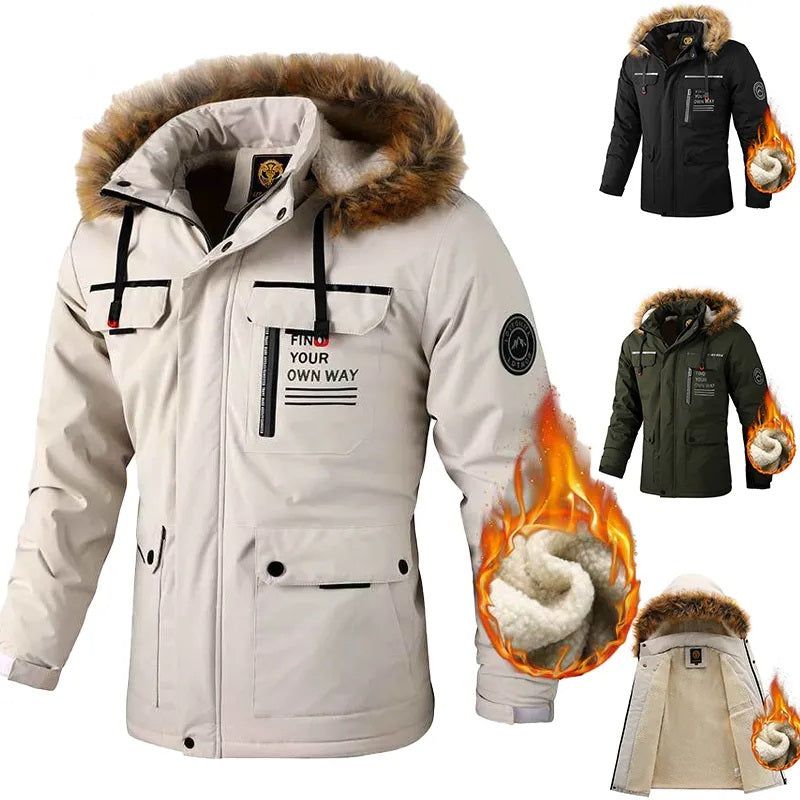 Amber | Robust Waterproof Winter Parka with Fur Hood