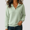Violet | Women's Textured Quarter-Zip Jumper