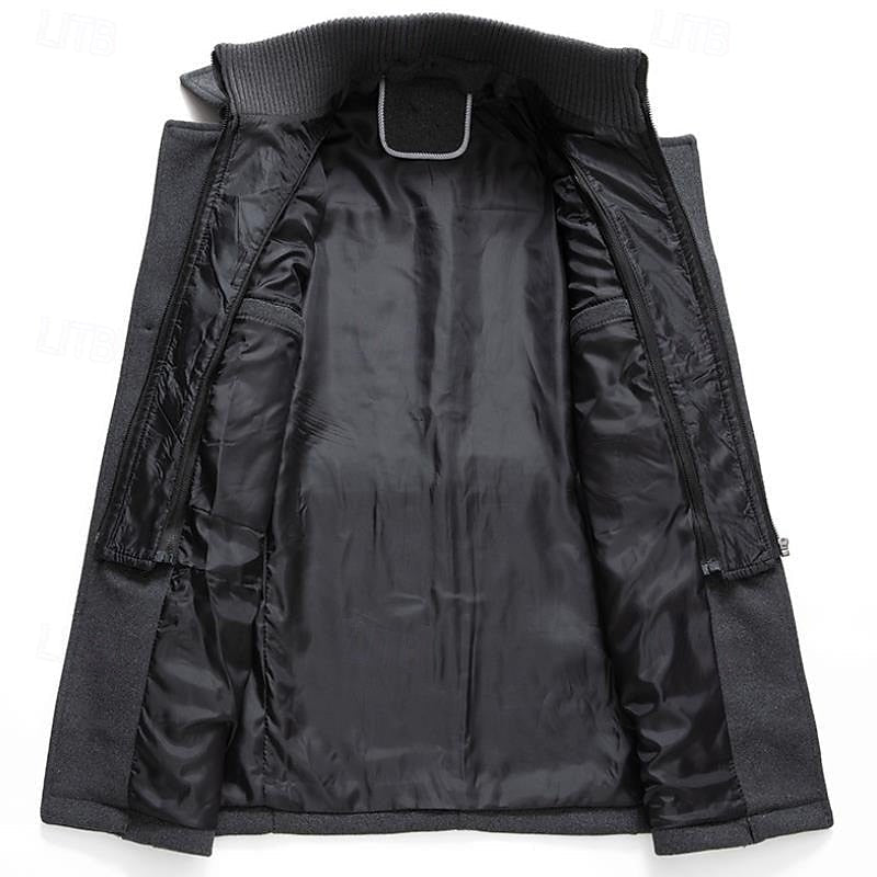 Dorothea | Men’s Tailored Trench Coat with Lapel Collar