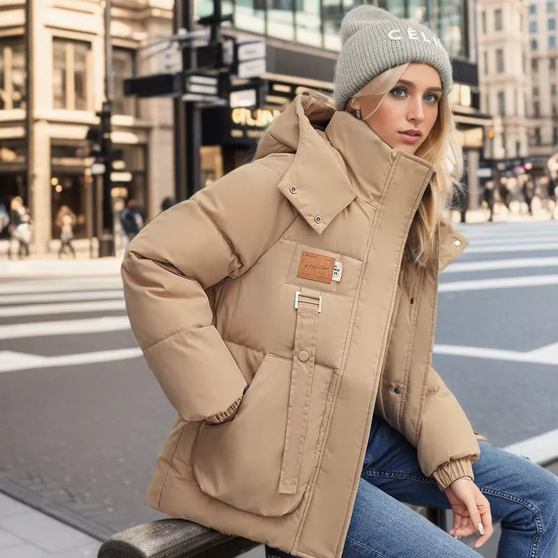 Riley | Warm Quilted Hooded Jacket with Longline Fit