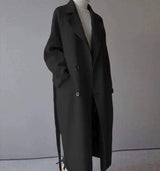 Alexandra | Women's Long Double-Breasted Coat