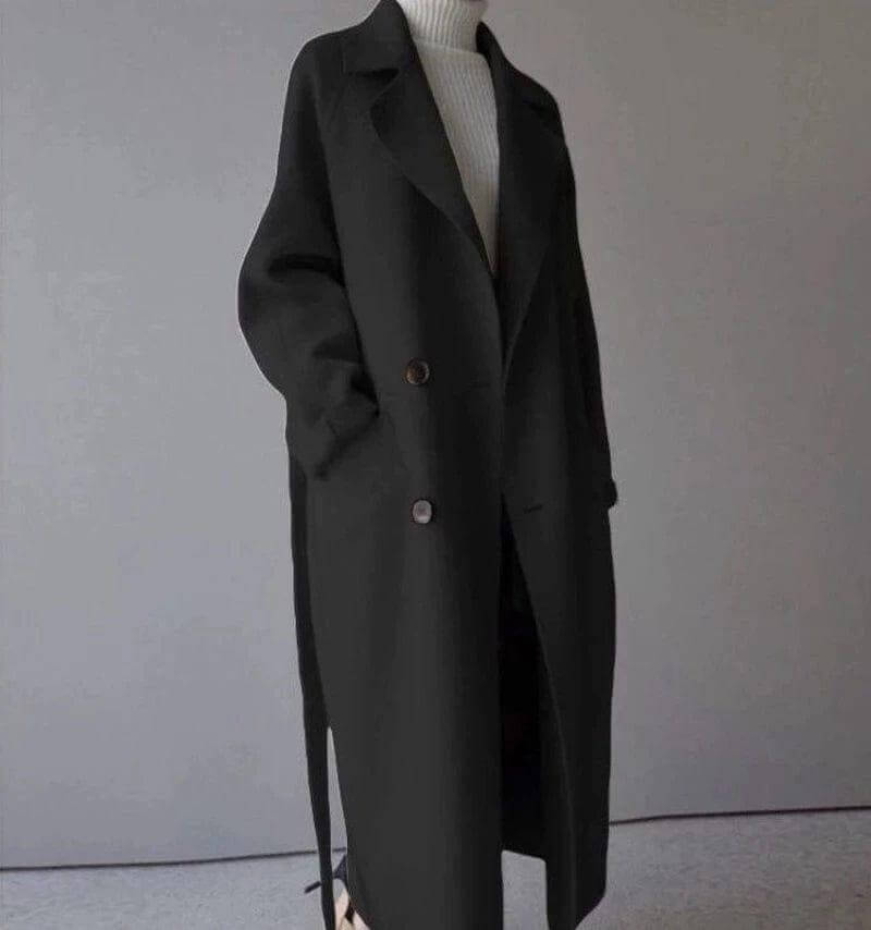 Alexandra | Women's Long Double-Breasted Coat