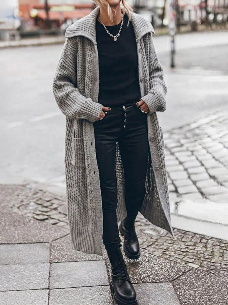 Ruby | Cozy Ribbed Knit Cardigan for Women