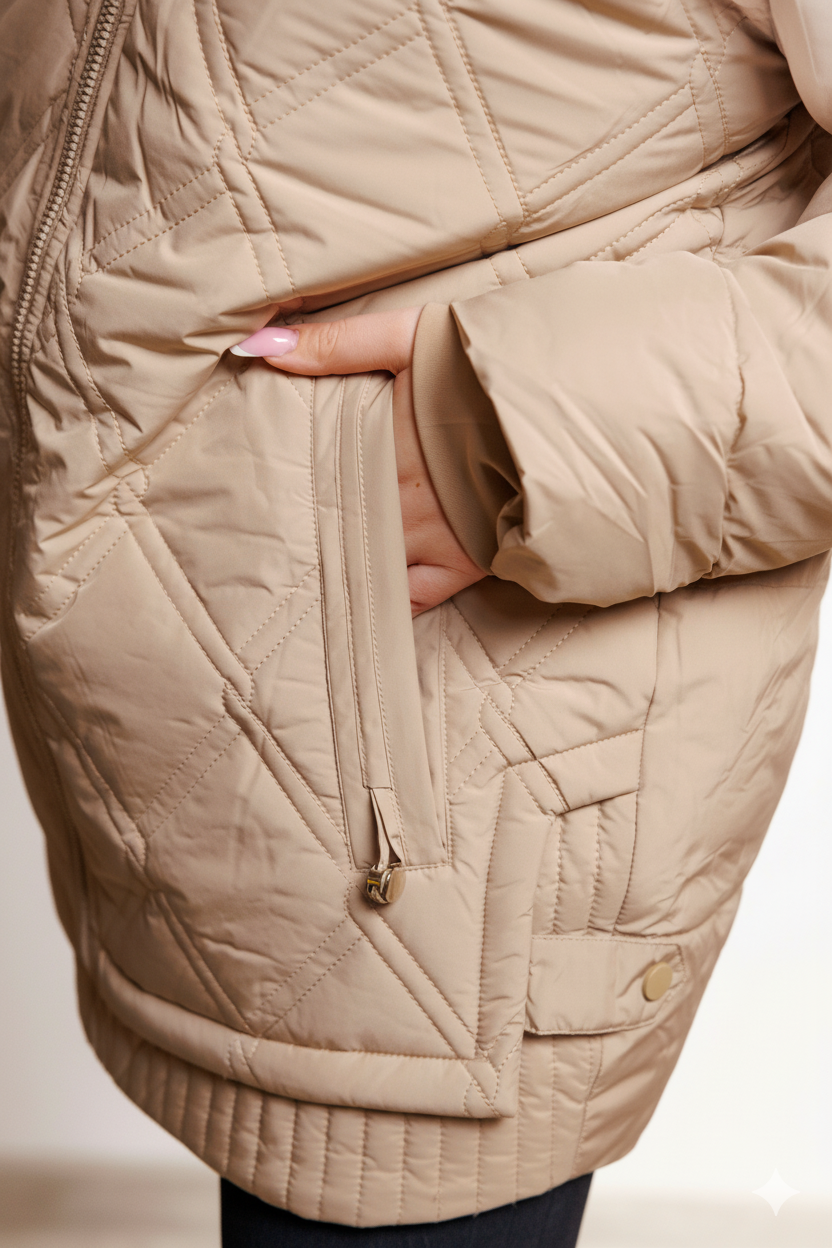 Freya | Lightweight Plus-Size Winter Jacket