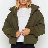Adeline | Cropped Hooded Puffer Jacket for Women