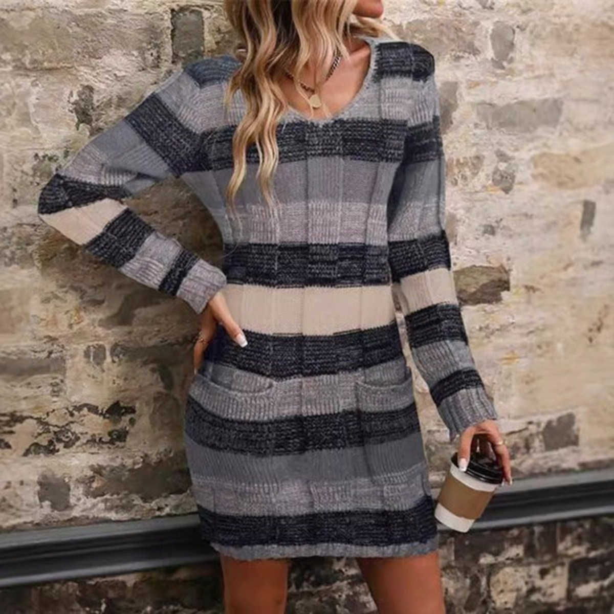 Jocelyn | Knit Dress with Pockets
