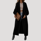 Ophelia | Oversized Long Cardigan with Front Pockets