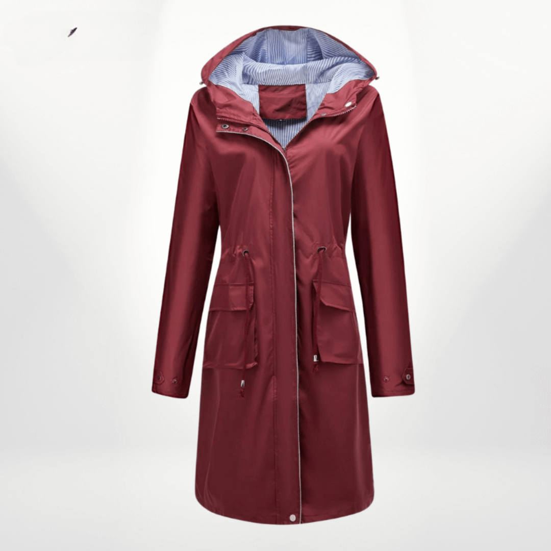 Alyssa | Women's Waterproof Over-Knee Trench Coat