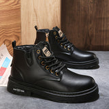 Alaric | Men's High-Top Lace-Up Boots