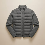 Denzel | Lightweight Quilted Jacket with Knitted Sleeves