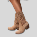 Miriam | Elegant Slouchy Boots with Low Heel