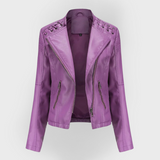 Pia | Veste en cuir souple intemporelle