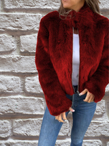 Sabrina | Women's Short Plush Winter Jacket