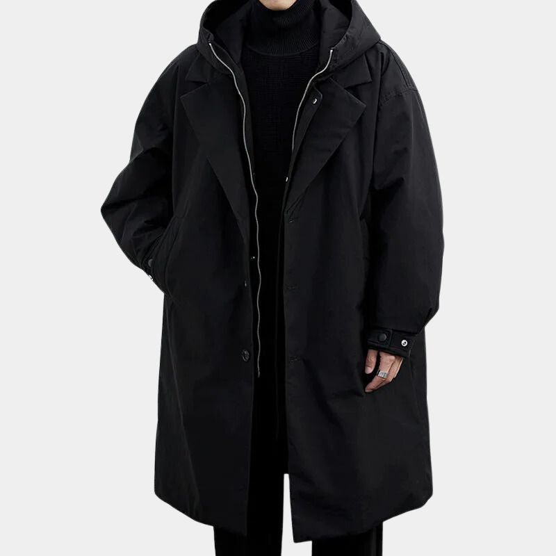 Henry | Long Hooded Parka Jacket for Men