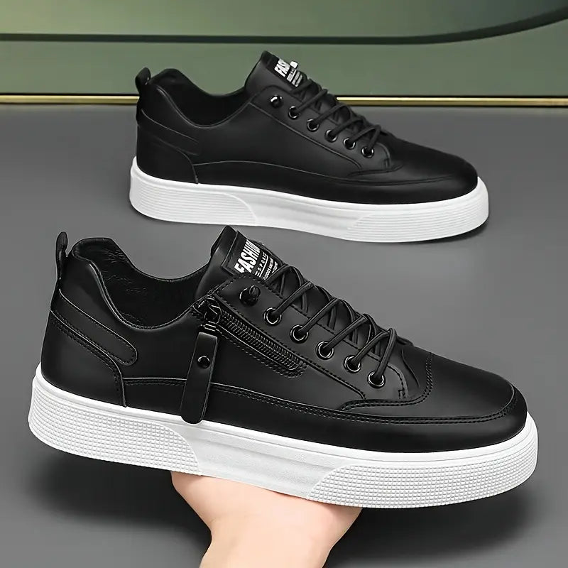 Stratford Leather Sneakers - Threadford