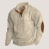 Theresa | Men’s Ribbed Button-Placket Sweater