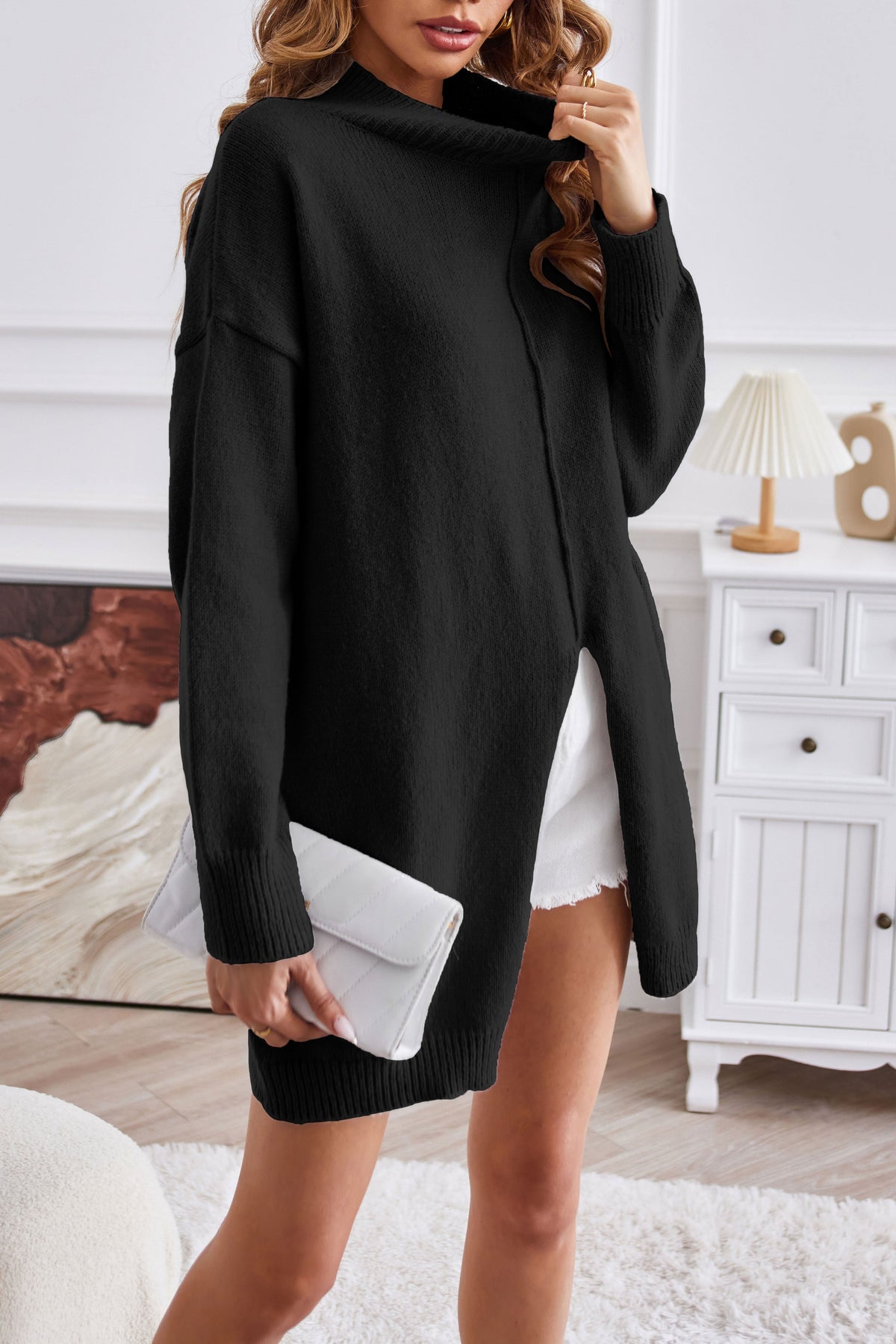 Sophie | Oversized Turtleneck Sweater for Women