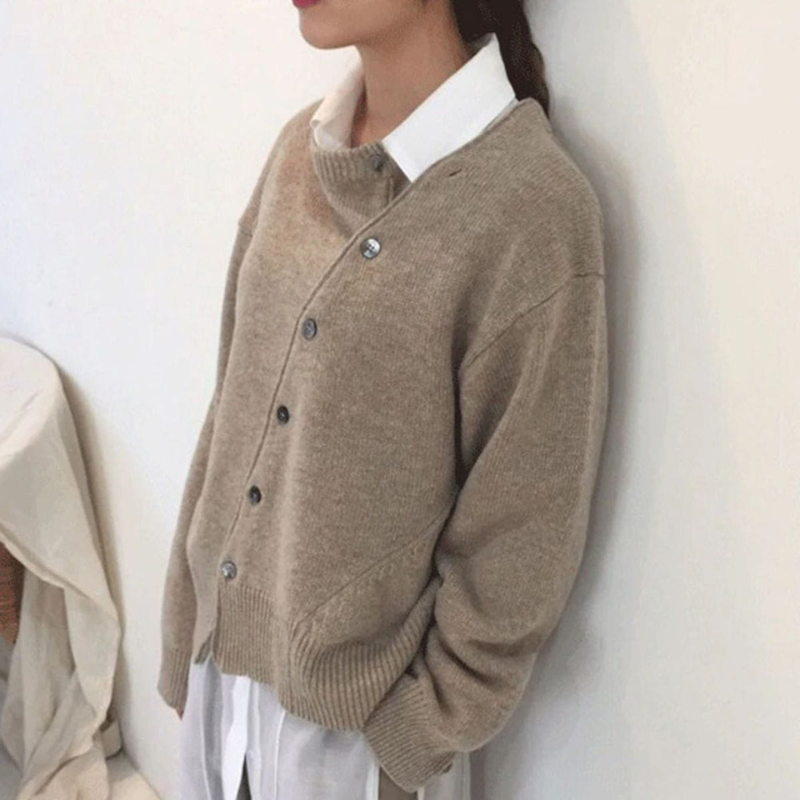 Lydia | Asymmetrical Knit Cardigan for Women