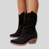 Miriam | Elegant Slouchy Boots with Low Heel