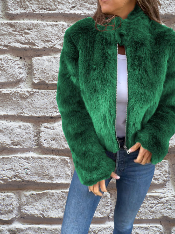 Sabrina | Women's Short Plush Winter Jacket