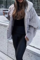 Verity | Modern Hooded Puffer Bomber Jacket