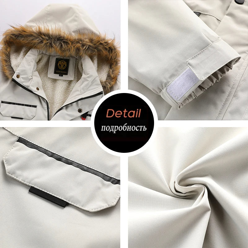 Amber | Robust Waterproof Winter Parka with Fur Hood