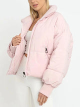 Adeline | Cropped Hooded Puffer Jacket for Women