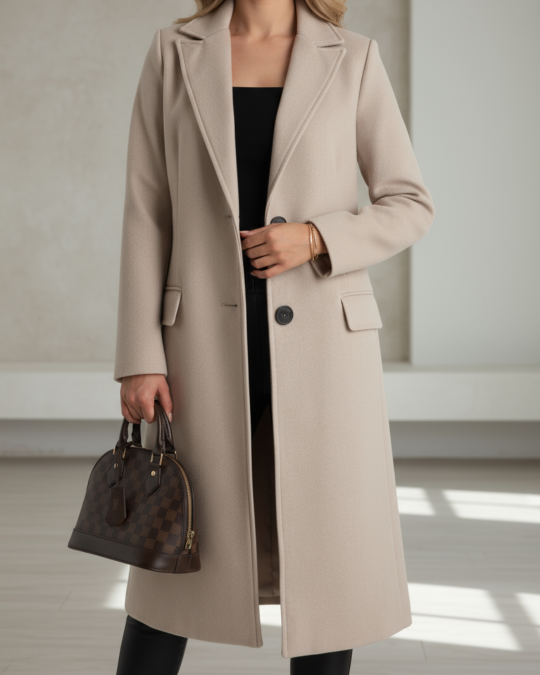 Greta | Chic Longline Coat