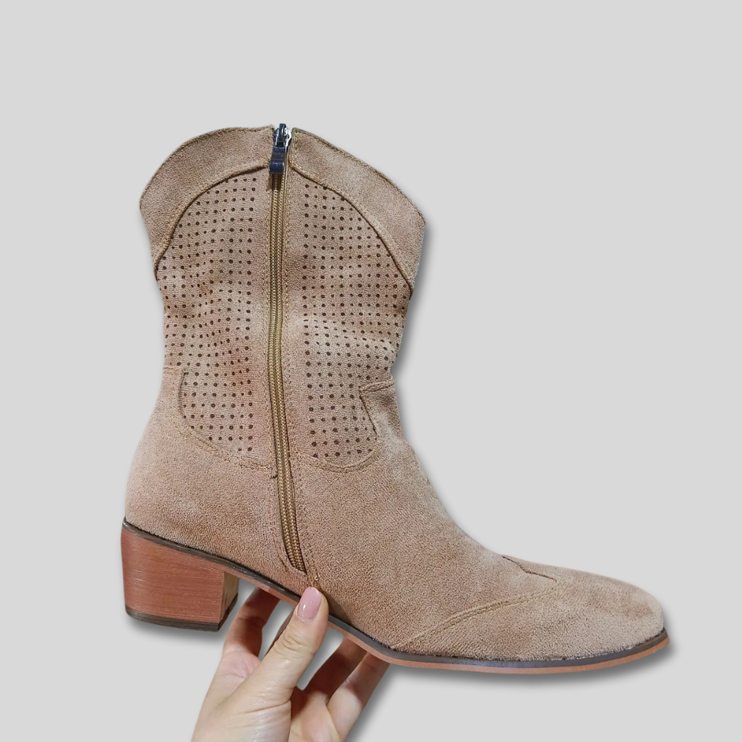 Miriam | Elegant Slouchy Boots with Low Heel