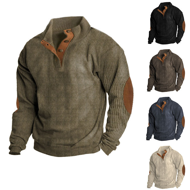 Juliette | Men’s Outdoor Sweater with Button Placket