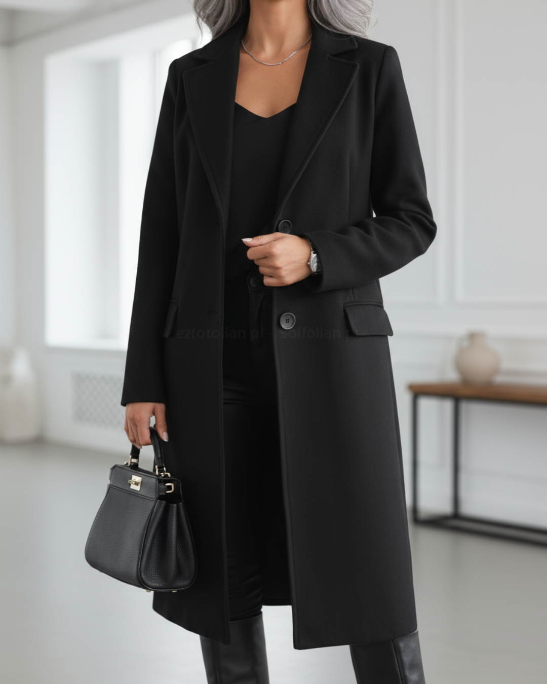 Greta | Chic Longline Coat