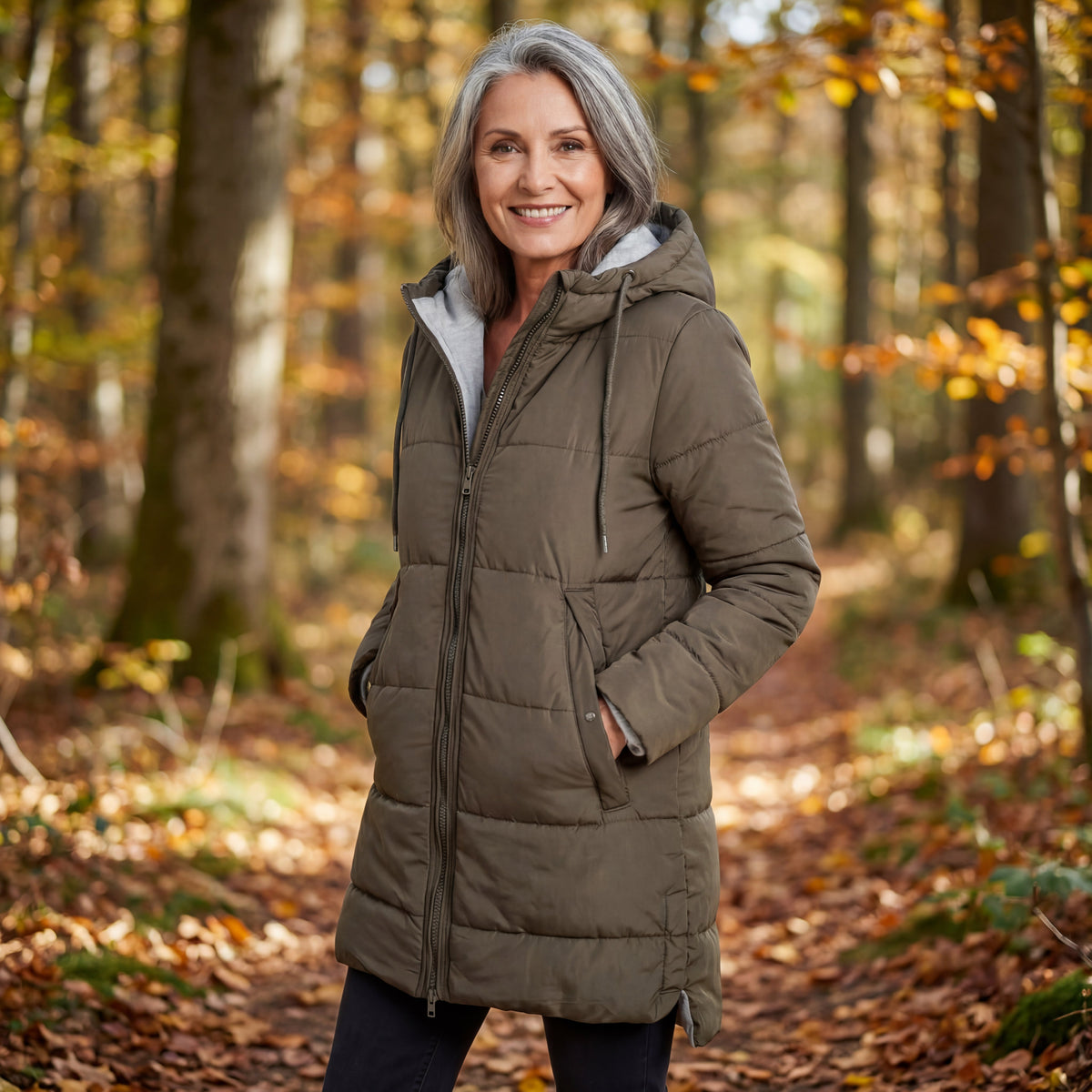 Rosalie | Winter Down Jacket with Hood & Thermal Insulation