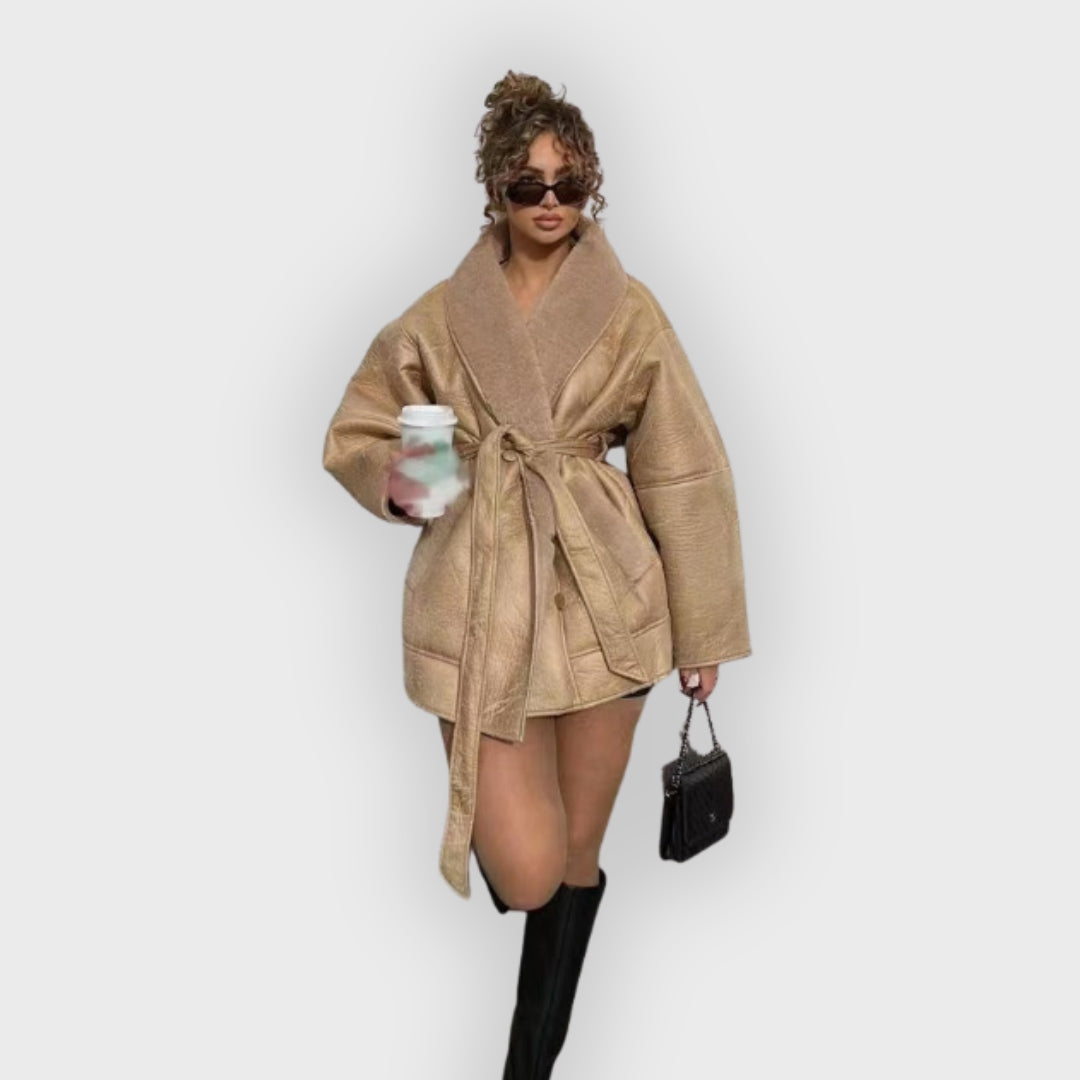 Paige | Belted Wrap Trench Coat for Women