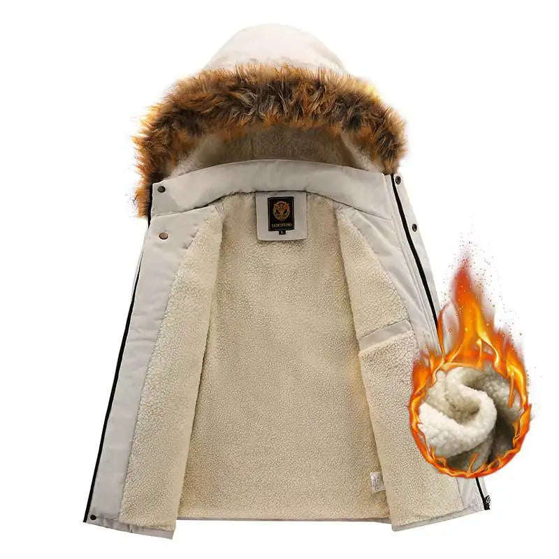 Amber | Robust Waterproof Winter Parka with Fur Hood