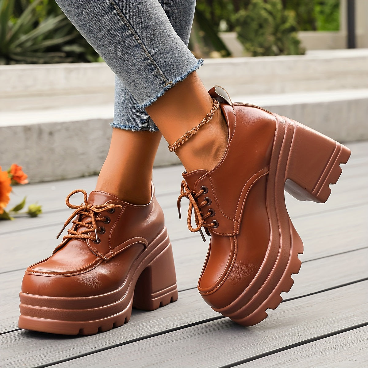 Scarlett | Women’s Lace-Up Platform Ankle Boots