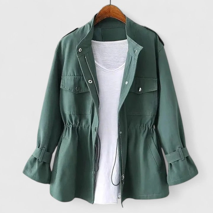 Clara | Elegant Spring Jacket with Adjustable Waist