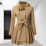 Audrey | Double-Breasted Belted Trench Coat for Women