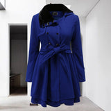 Audrey | Double-Breasted Belted Trench Coat for Women