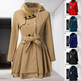 Audrey | Double-Breasted Belted Trench Coat for Women