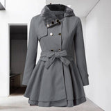 Audrey | Double-Breasted Belted Trench Coat for Women