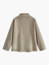 Nadia | Oversized Jacket with Statement Button Placket