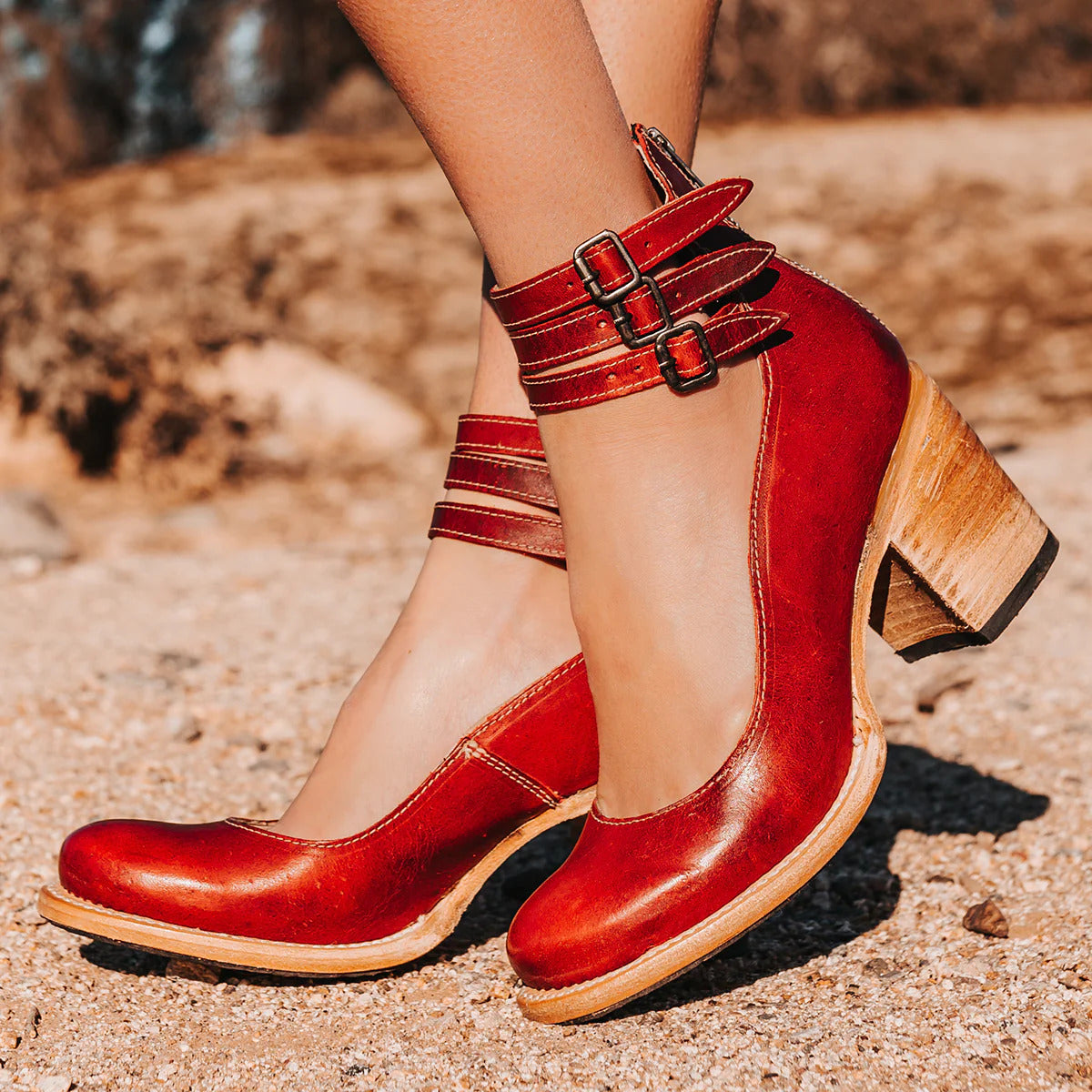 Cecilia | Elegant Block-Heel Ankle Boots