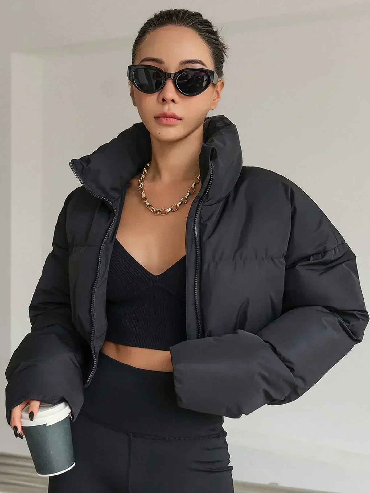 Eloise | Cropped Puffer Jacket for Women