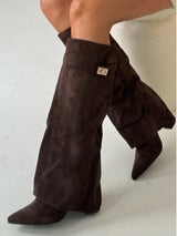 Serena | Wide-Shaft Knee-High Boots for Women